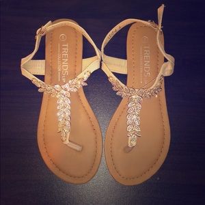 Straps, sparkly sandals!